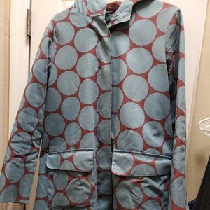 Boden polka dot rain jacket size 14